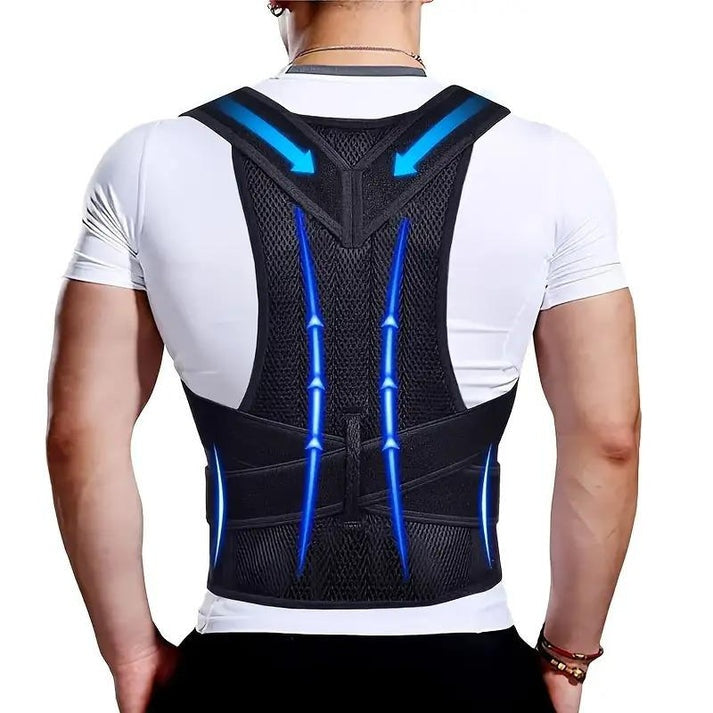 🦴Pro-Posture Lumbar Vest: High-Back Support for Pain Relief💪