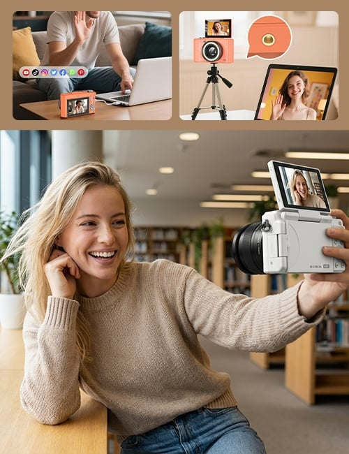 📸High-Definition Portable Mini Ultra-Slim Student Digital Camera🎒
