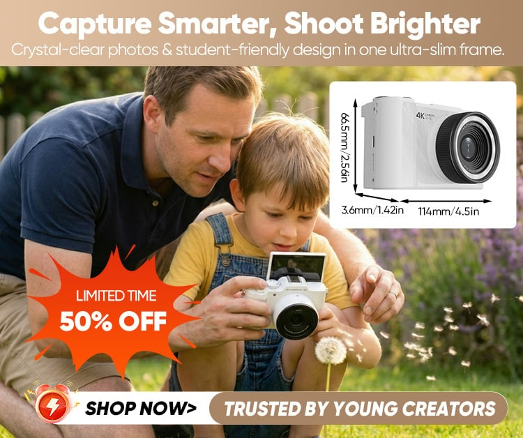 📸High-Definition Portable Mini Ultra-Slim Student Digital Camera🎒