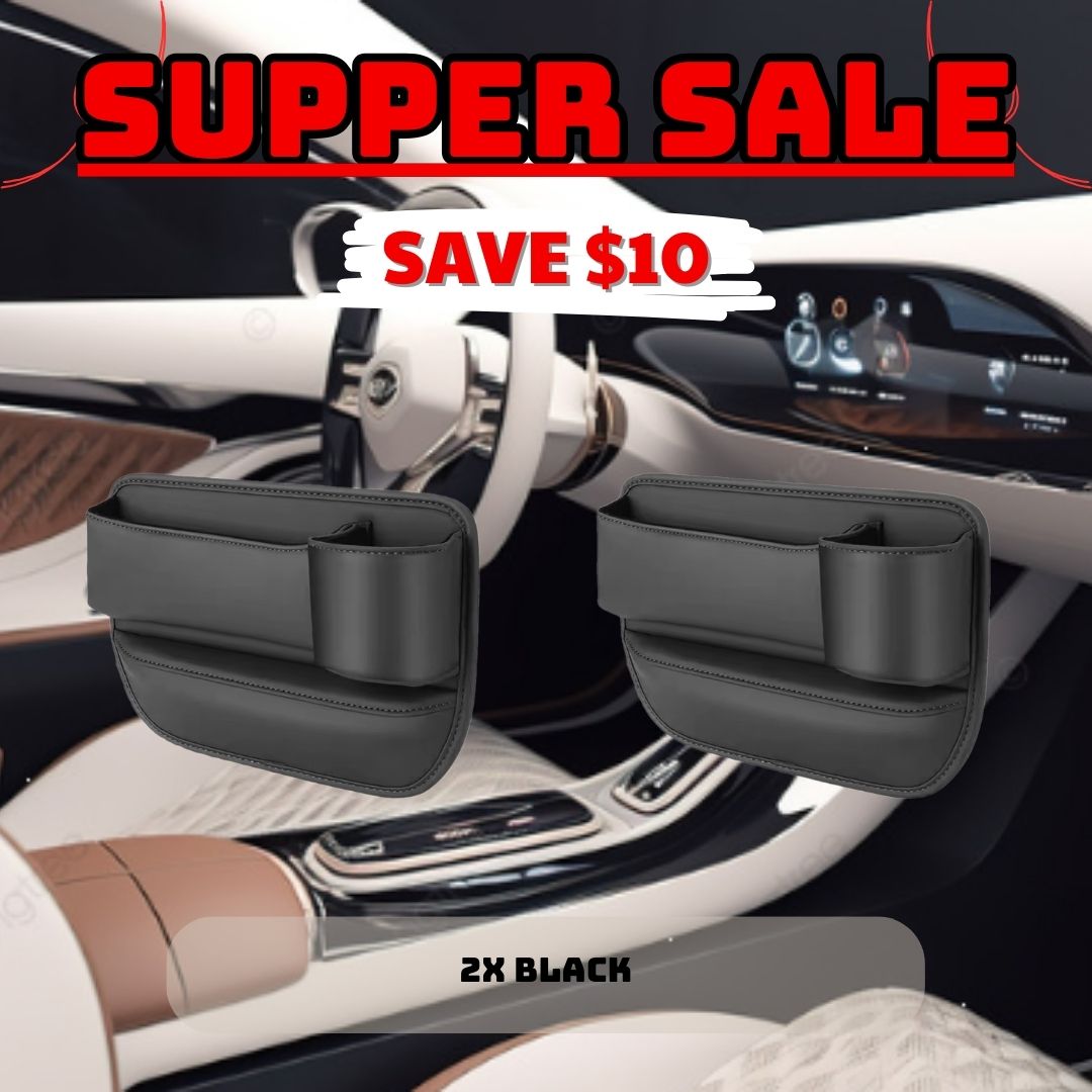 🚘Car Leather Cup Holder Gap Bag💖