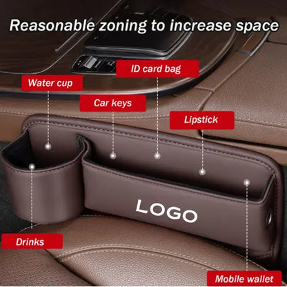 🚘Car Leather Cup Holder Gap Bag💖