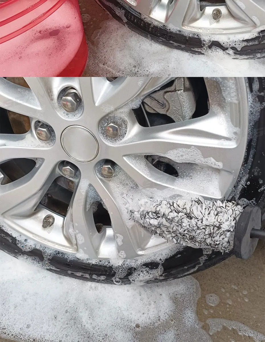 🧼Premium Non-Scratch Microfiber Wheel & Rim Detailing Brush🚗